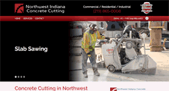 Desktop Screenshot of northwestindianaconcretecutting.com