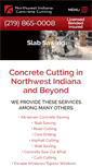 Mobile Screenshot of northwestindianaconcretecutting.com